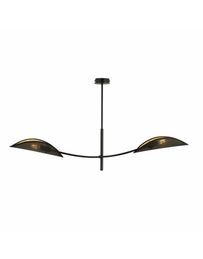 Emibig LOTUS 2 BLACK/GOLD  1106/2 lampa sufitowa żyrandol oryginalny Design abażury