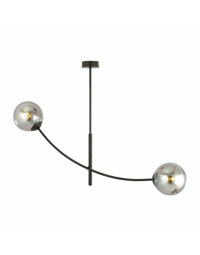 Emibig HUNTER 2 BLACK/GRAFIT 1100/2 lampa sufitowa żyrandol nowoczesny