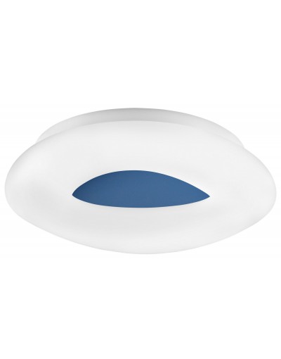 Niecodzienna lampa Luces Exclusivas JARDIN LE42074 - kolor lampy - biały/niebieski, materiał - aluminium/akryl