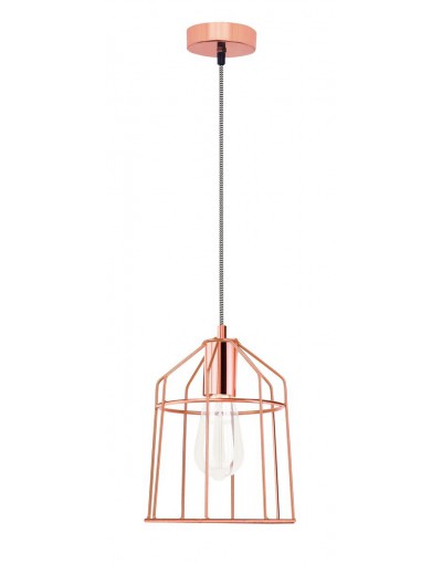 Piękna lampa Luces Exclusivas RAWSON LE42162 - kolor lampy - miedziany, materiał - metal