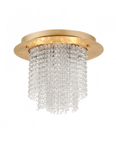 Nowoczesna lampa Luces Exclusivas CORONEL LE42344 - kolor lampy - złoty niejednolity, materiał - kryształ/metal
