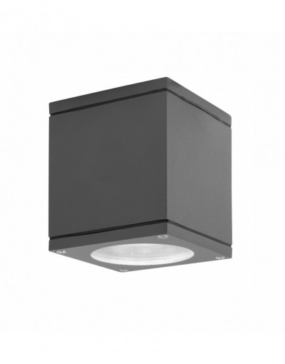 Nowoczesna lampa Luces Exclusivas SOGAMOSO LE71421 - kolor lampy - czarny, materiał - aluminium/szkło