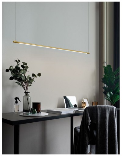 Piękna lampa Luces Exclusivas BUGA LE41356 - kolor lampy - złoty, materiał - aluminium