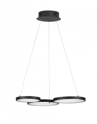 czarna dekoracyjna lampa wisząca - nowoczesna ledowa Luces Exclusivas GARCIA LE42827