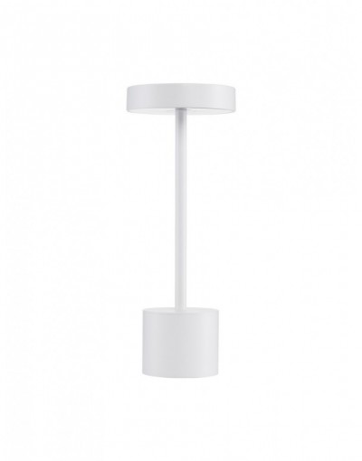 biała designerska lampa zewnętrzna - przenośna Luces Exclusivas ZITACUARO LE71529
