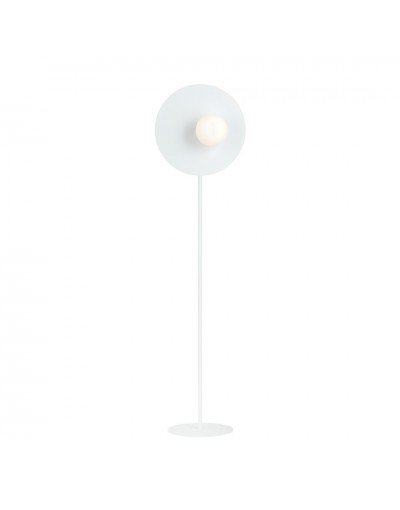 Emibig OSLO LP WHITE/OPAL 1189/LP nowoczesna lampa podłogowa szklany klosz