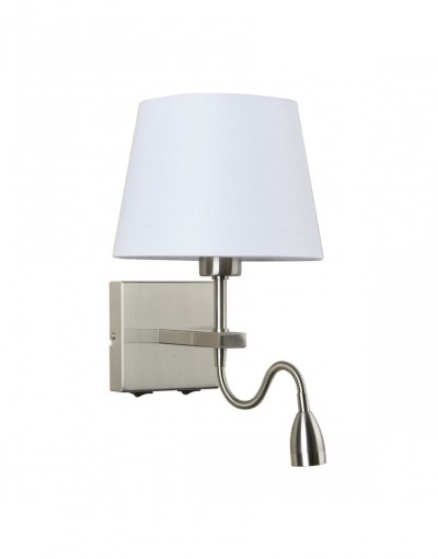 ITALUX Norte WL-1122-2-BL-SN-RO-WH - Nowoczesna lampa z kategorii - Przyłóżkowe