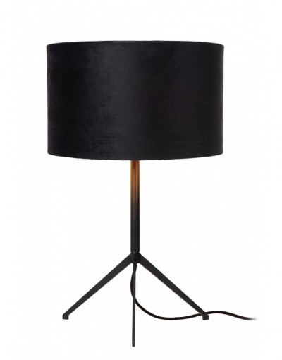 TONDO - Lampa stołowa - Ø 30 cm - 1xE27 - Czarna