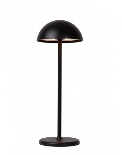 JOY - Zewnętrzna lampa stołowa ładowana przez USB - Ø 11,5 cm - LED Dim. - 1x1,5W 3000K - IP54 - Czarna