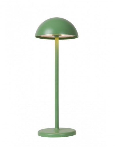 JOY - Zewnętrzna lampa stołowa ładowana przez USB - Ø 11,5 cm - LED Dim. - 1x1,5W 3000K - IP54 - Zielona