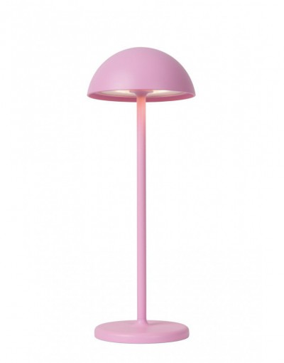 JOY - Zewnętrzna lampa stołowa ładowana przez USB - Ø 11,5 cm - LED Dim. - 1x1,5W 3000K - IP54 - Pink